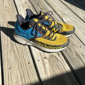 New Balance Athletic Shoes in Yellow and Blue